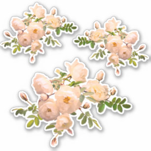 Adesivo Rosa Branch Romântico