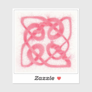 Adesivo ROSA CELTIC KNOT 4" vinil Sticker