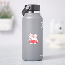 Adesivo Rosa Cereja Coquete, Adesivo Feminino