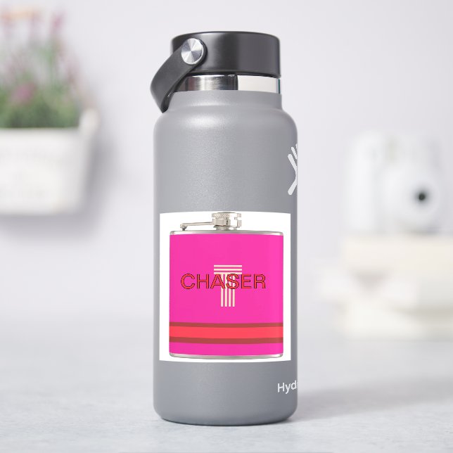 Adesivo Rosa de Diversão Chaser (HidroFlask)