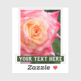 Adesivo Rosa Elegant Lady [Cut Seal]