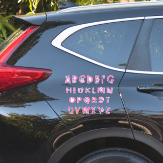 Adesivo ROSA FRAMBOESA -a até z-