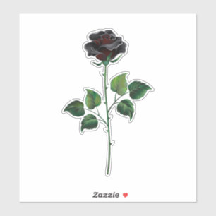 Adesivo Rosa preto