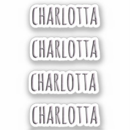 Adesivo Rosa Quartz | 3D Nome Preto Personalizado