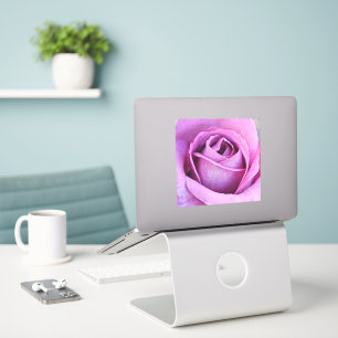 Adesivo Rosa Roxo Fechar Vinheta Grande
