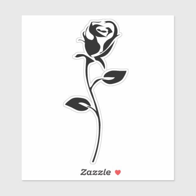 Adesivo Rosa vinil Sticker (Folha)