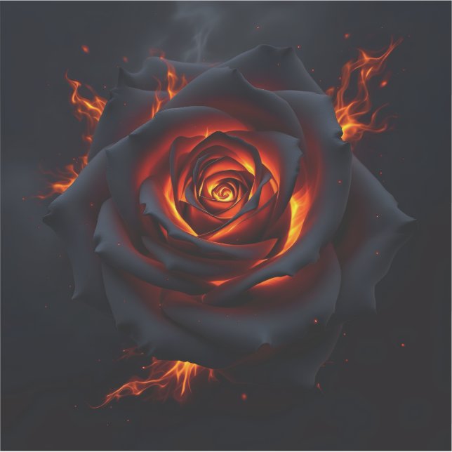 Adesivo Rose of Fire  (Frente)