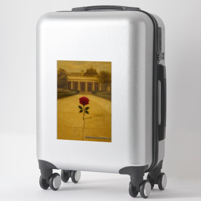 Adesivo Rose Through the Crack: Back of the White House (Mala)