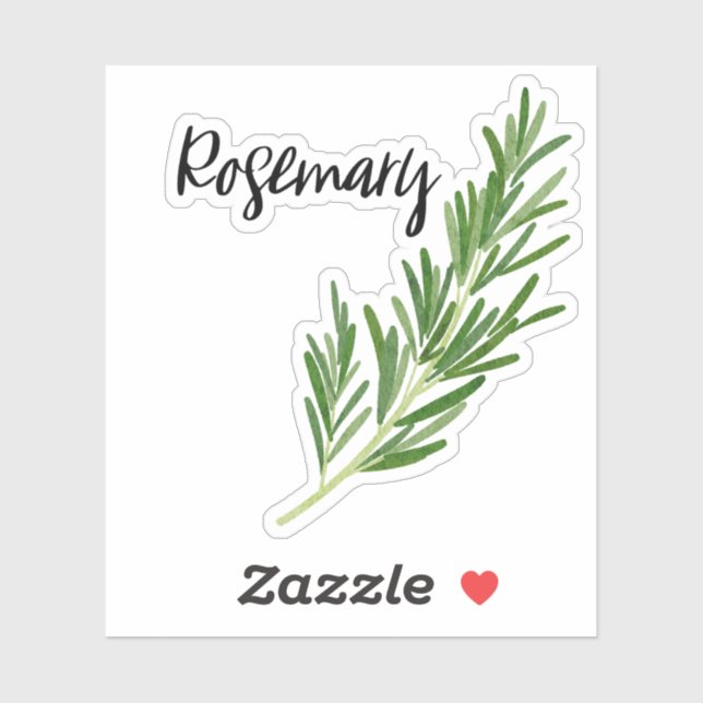 Adesivo Rosemary Herb Jar Sticker (Folha)
