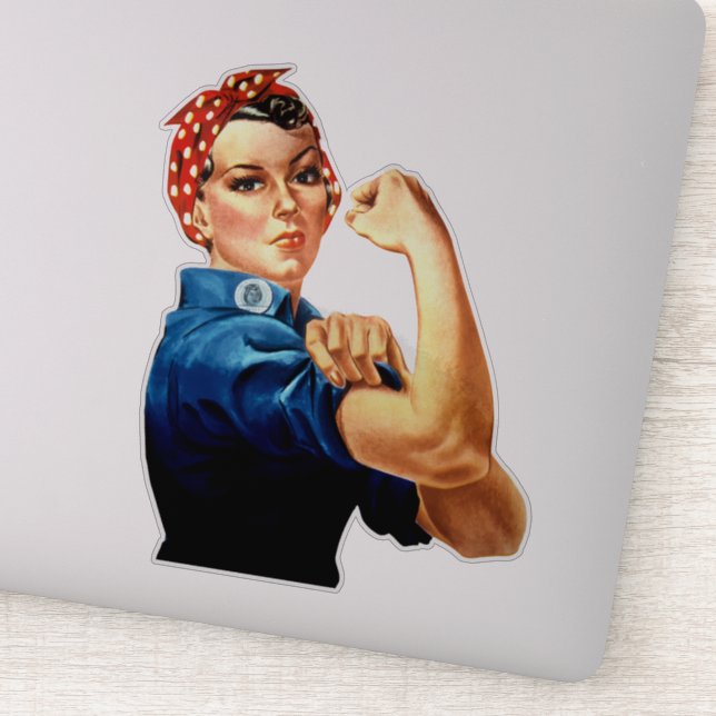 Adesivo Rosie the Riveter (Detalhe)