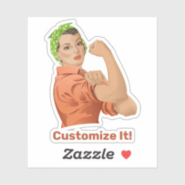 Adesivo Rosie the Riveter Sticker