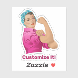 Adesivo Rosie the Riveter Sticker