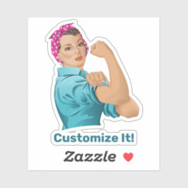 Adesivo Rosie the Riveter Sticker