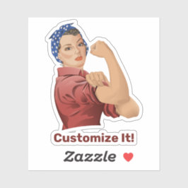 Adesivo Rosie the Riveter Sticker
