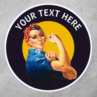 Adesivo Rosie the Riveter Vintage