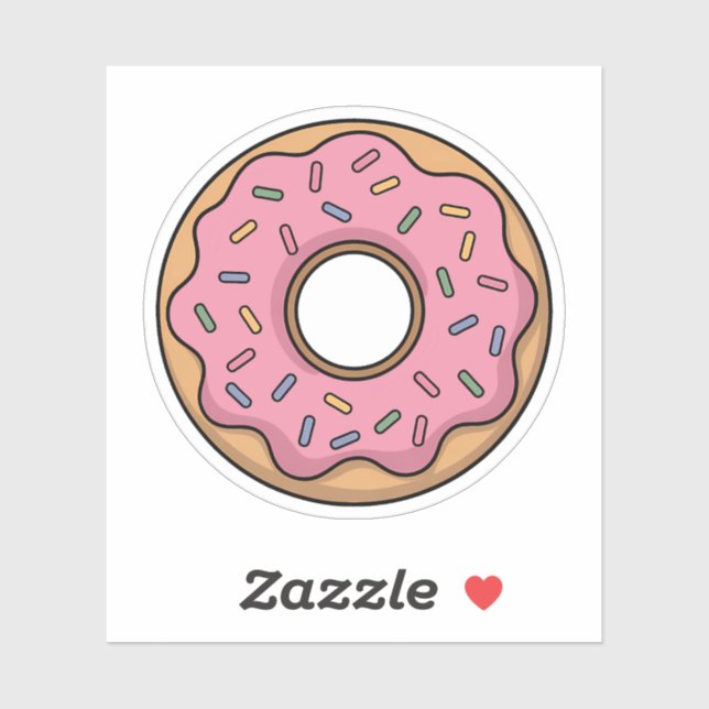 Adesivo Rosquinha | Crianças (Folha)