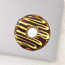 Adesivo Rosquinha de chocolate, donut, Glacé, Glazar, Icag