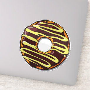 Adesivo Rosquinha de chocolate, donut, Glacé, Glazar, Icag