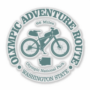 Adesivo Rota de Aventura de olimpiadas (ciclismo)