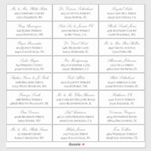 Roteiro de Cinza Branca Elegante 24 Endereço de Co