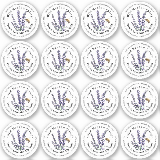 Adesivo Rótulo da tampa do recipiente metálico de 1,33 pol (Frente)