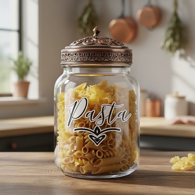 Adesivo Rótulo de alimento personalizado (Criador carregado)