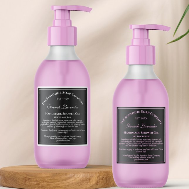 Adesivo Rótulo de Cosméticos de Texto Branco 2,5" x 2,5" (Criador carregado)