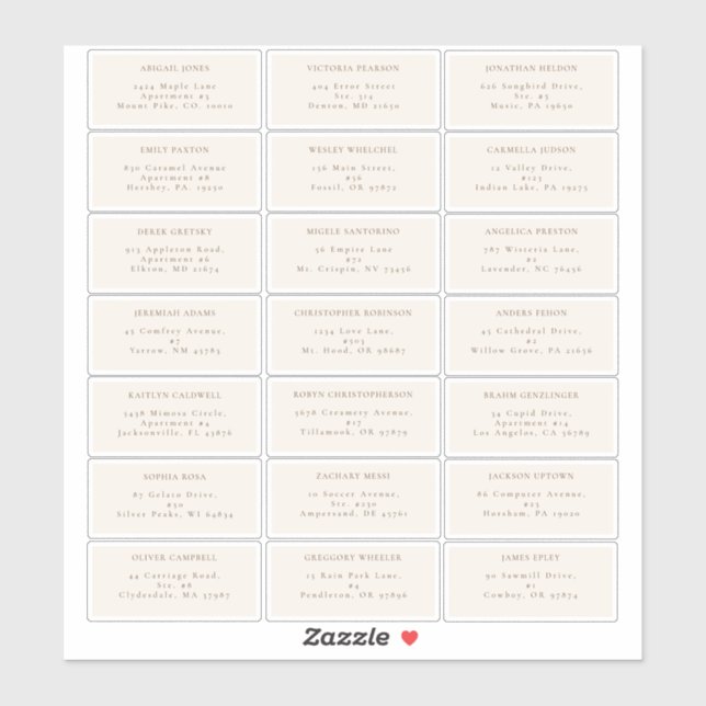 Adesivo Rótulo de Endereço Convidado do Autumn Floral Burg (Folha)