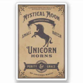 Adesivo Rótulo de Frasco de Apothecary Poção de Bruxas do 