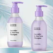 Rótulo de Frasco de Cosméticos Claros ou Brancos