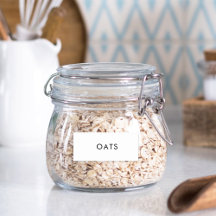 Rótulo de Jar de Especiaria Mínima Moderna à Prova