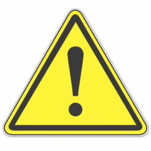 Adesivo Rótulo de Perigo Geral