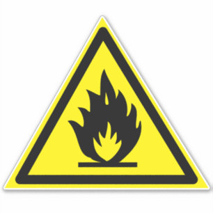 Adesivo Rótulo do símbolo de risco de material oxidante