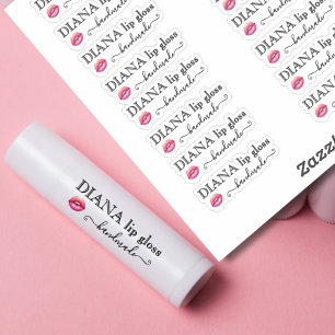 Adesivo Rótulo do Tubo de Óculos Lip Limpo E Feita À Mão
