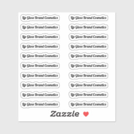 Adesivo Rótulo do tubo Glosso do Lip