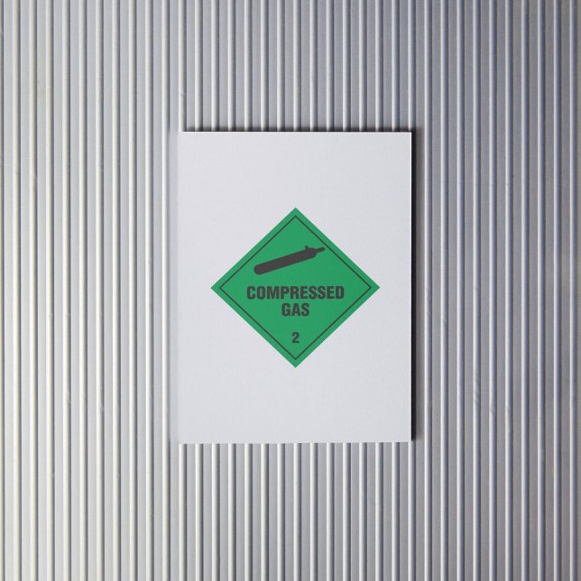 Adesivo Rótulo Gás Comprimido 2 (Criador carregado)