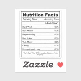 Adesivo Rótulo Personalizado de Fatos Nutricionais Totalme