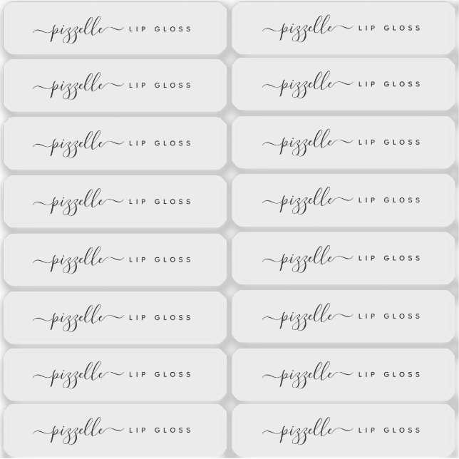 Adesivo Rótulo transparente de maquilhagem, balanceador de (Frente)