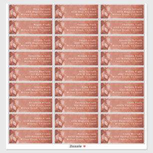 Adesivo Rótulos de Endereço de Convidado 'Fall in Love' em