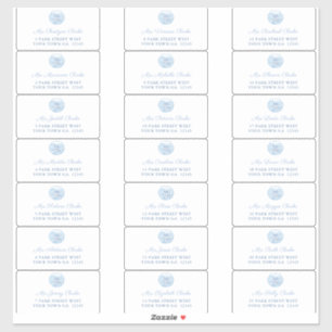 Adesivo Rótulos de Endereço de Envelope de Convidado Chino