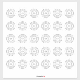 Adesivo Rótulos de Endereço de Retorno Transparente do Mon