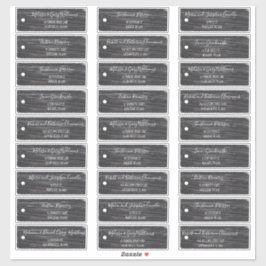 Adesivo Rótulos de Endereços Convidados para Marcadores Pr