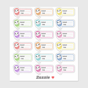 Adesivo Rótulos de Rastreador de Açúcar do Glucometer