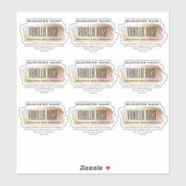 Adesivo Rótulos de Velas de Soja Transparentes Frascos Opa