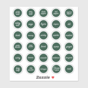 Adesivo Rótulos Herb e Spice