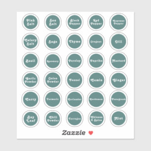 Adesivo Rótulos Herb e Spice