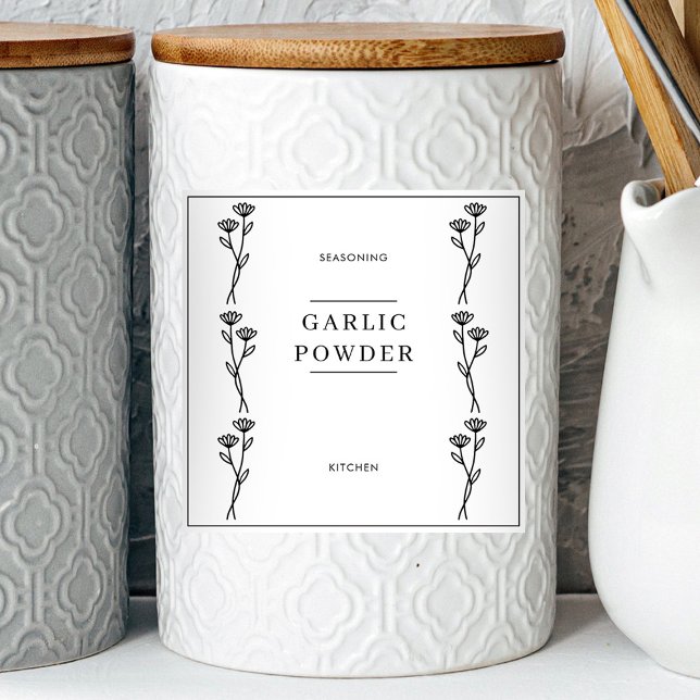 Adesivo Rótulos Mínimos Modernos de Sala de Peste de Cozin (Criador carregado)