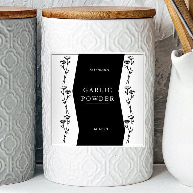 Adesivo Rótulos Mínimos Modernos de Salto de cozinha (Criador carregado)