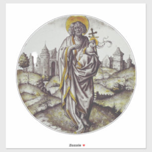 Adesivo Roundel com o Santo John The Baptist