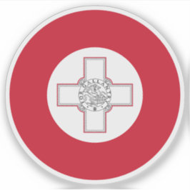 Adesivo Roundel de Malta